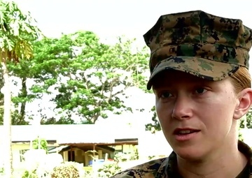 Balikatan 2016 Interview with Officer in Charge 2nd Lt Kaitlinn Blackwell at Matangharon Elementary School