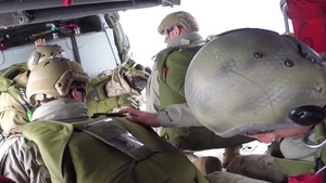 Dropping Into Action: Recon Marines Conduct Free Fall Training