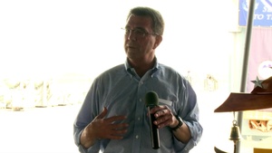 Carter Speaks With Troops Aboard USS Blue Ridge