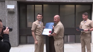 B-roll of ASW/SW Weapons Tactics Instructor graduation
