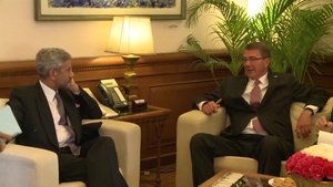 Carter Meets Indian Foreign Secretary