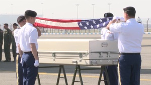Carter Participates in Repatriation Ceremony
