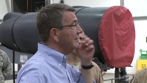 Service Members Give Carter Tour