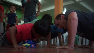Balikatan 16- 36th Airlift Squadron Airman visit Philippine Orphanage