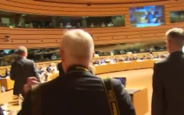 NATO Secretary General Attends Foreign Affairs Council in Luxembourg