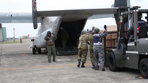 C-130 to Osprey Cargo Transfer