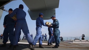 31st MEU Marines help JSDF deliver much needed supplies to Residents of Kyushu Island