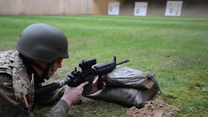 First Allied M4 Qualification on Dutch Range - B-ROLL