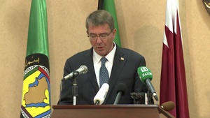 Carter Makes Remarks During News Conference