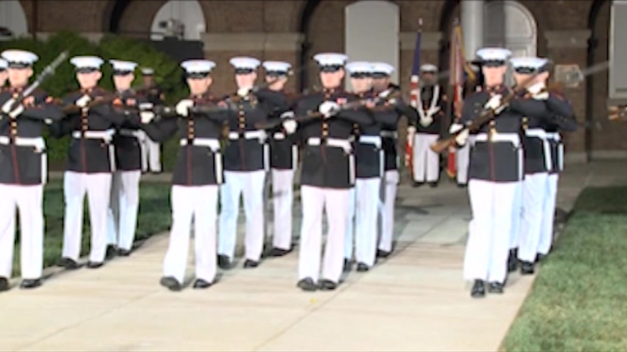 Marines' elite Silent Drill Platoon gets its first female commander