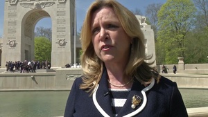 Secretary of the Air Force at Lafayette Escadrille Memorial