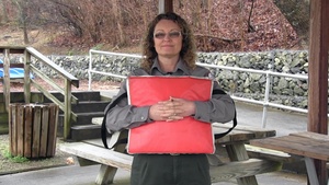 Use throwable floatation device for water rescue