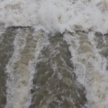 Addicks flood gate