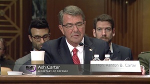 Carter, Dunford Testify Before Senate Appropriations Committee