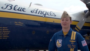 Capt. Katie Higgins talks about experience with Blue Angels
