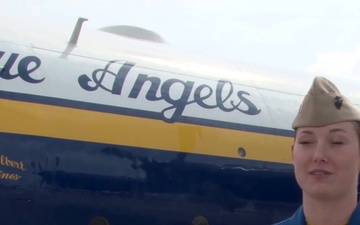 Capt. Katie Higgins talks about experience with Blue Angels