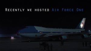 President makes pit-stop at Ramstein