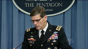 Centcom Commander Briefs Reporters