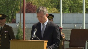 NATO Secretary General at SACEUR Change of Command Ceremony