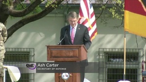 Carter Speaks at Eucom Change of Command
