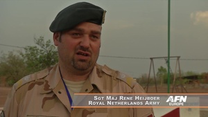 Royal Netherlands Army recognize Remembrance Day