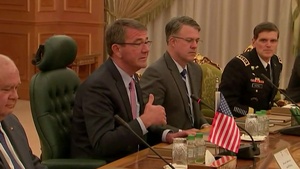 Carter Meets With Saudi Counterpart