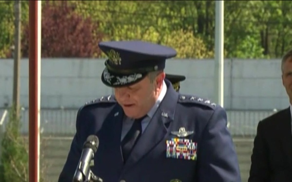 Air Force Report: Supreme Allied Commander Europe Change of Command