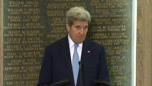 Secretary Kerry - American Foreign Service Association (AFSA) Memorial Plaque Ceremony