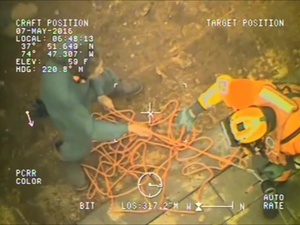 Coast Guard medevacs man 35 miles east of Chincoteague, Va.