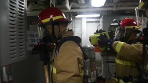 General Quarters aboard USS William P. Lawrence (DDG 110)