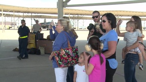 421st Fighter Squadron Return from Deployment