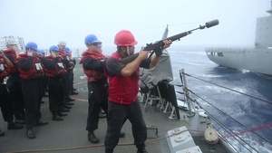 DDG 110 Replenishment At Sea