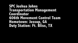 Spc. Joshua Johns