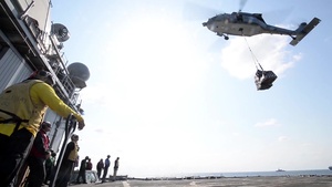 RAS aboard USS Mobile Bay (CG 53)