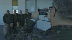 Spanish Infantry Deploys by Air to Camp Karliki in Poland