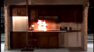 Fire Research Lab - Coffee Pot Burn Test