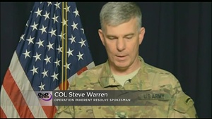Inherent Resolve Spokesman Updates Reporters