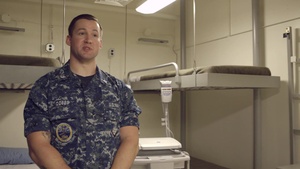 Pre-Commissioning Unit Gerald R. Ford (CVN 78) Stretcher Bearer Training