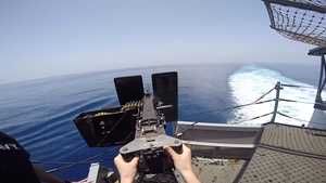 USS Boxer (LHD 4) .50 caliber machine gun