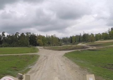 MICLIC clears obstacle as part of Gunnery Table XII