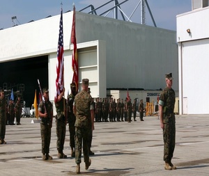 B-Roll of MALS-26 Change of Command