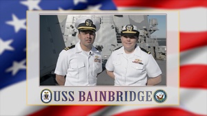 USS Bainbridge (DDG 96) Shout-out