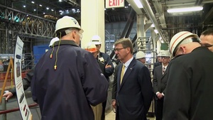 Carter Visits Naval Submarine Base New London