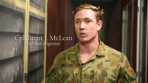 Combat engineers clear the way