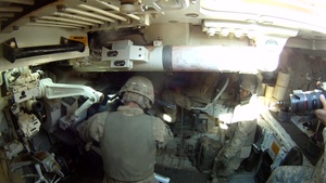 1-7 Field Artillery call for fire mission during Eager Lion 16