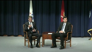 Carter Speaks With Naval War College Students