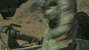 M77A2 Howitzer live fire