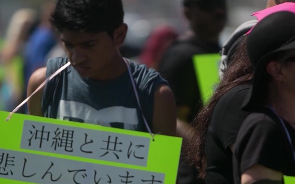 U.S. military members mourn loss of Okinawan woman