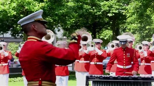Marines perform at 9/11 Memorial