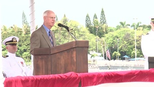 Pacific Submarine Force Bids Aloha to the USS City of Corpus Christi - a portion of Rear Adm.(ret.) Winford Ellis's remarks